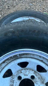 Takeoff 14" 5-Lug Gray Trailer Wheel with ST205/75R14 Tire (2) - Image 3