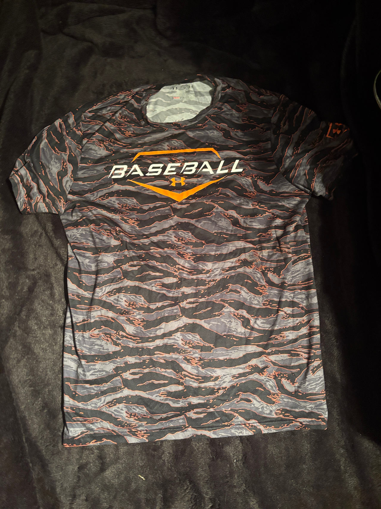Under Armour Baseball Tiger Stripe Camo Shirt