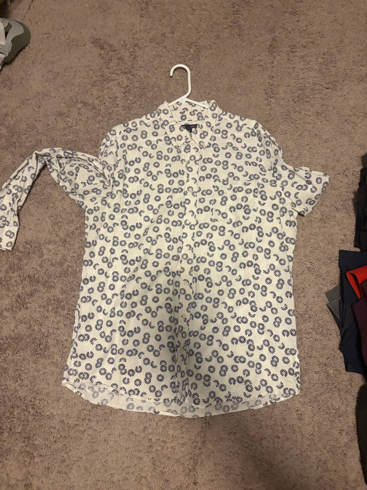 Old Navy Floral Button Down Shirt
