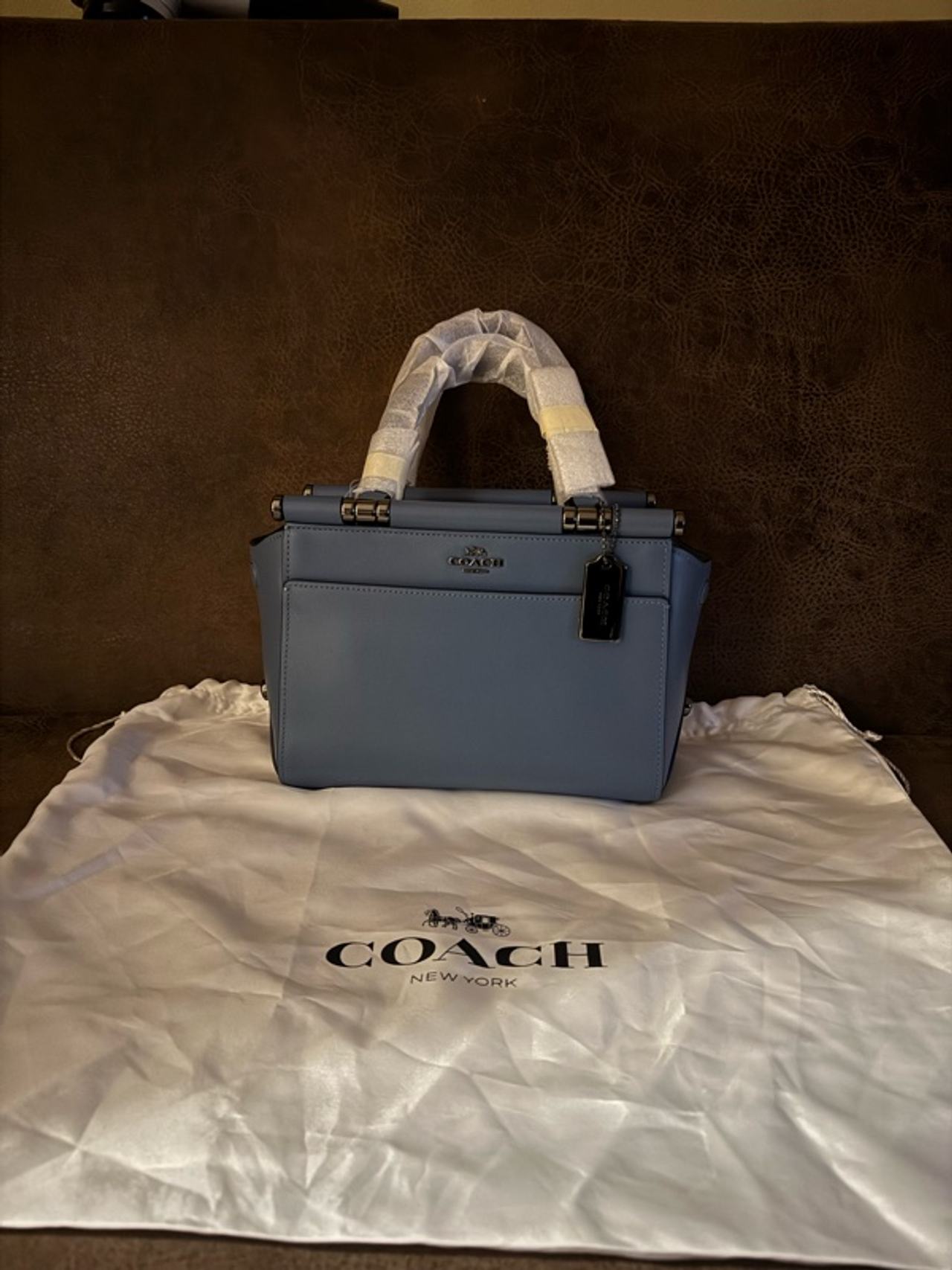 Coach Grace Satchel Medium Leather Shoulder Bag