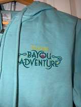 Disney Tiana Bayou Adventure Blue Hoodie XS - Image 3