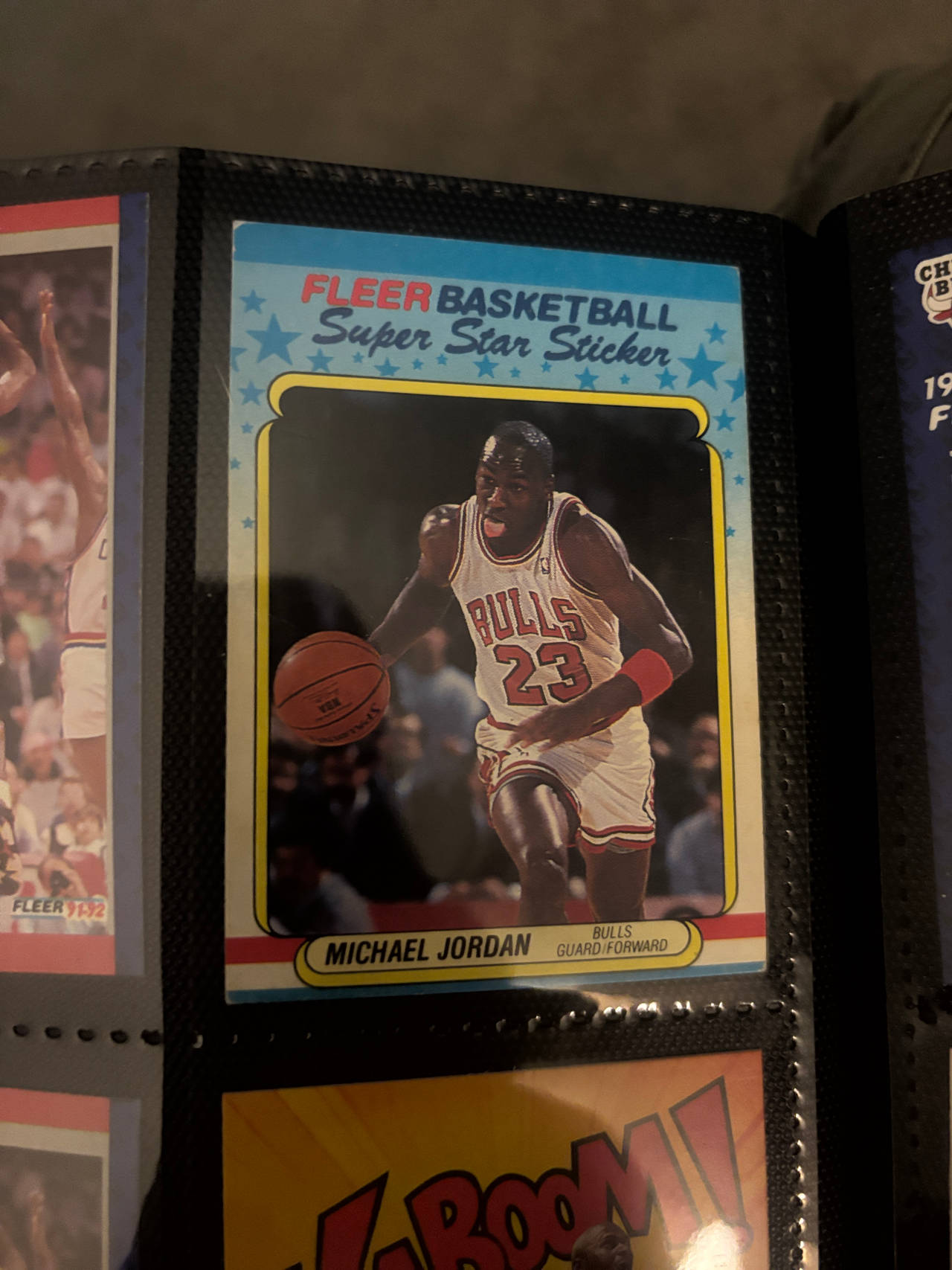 1986 Fleer Michael Jordan Sticker #8