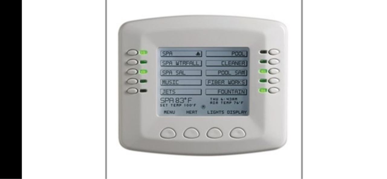 Pentair IntelliTouch Indoor Control Panel White