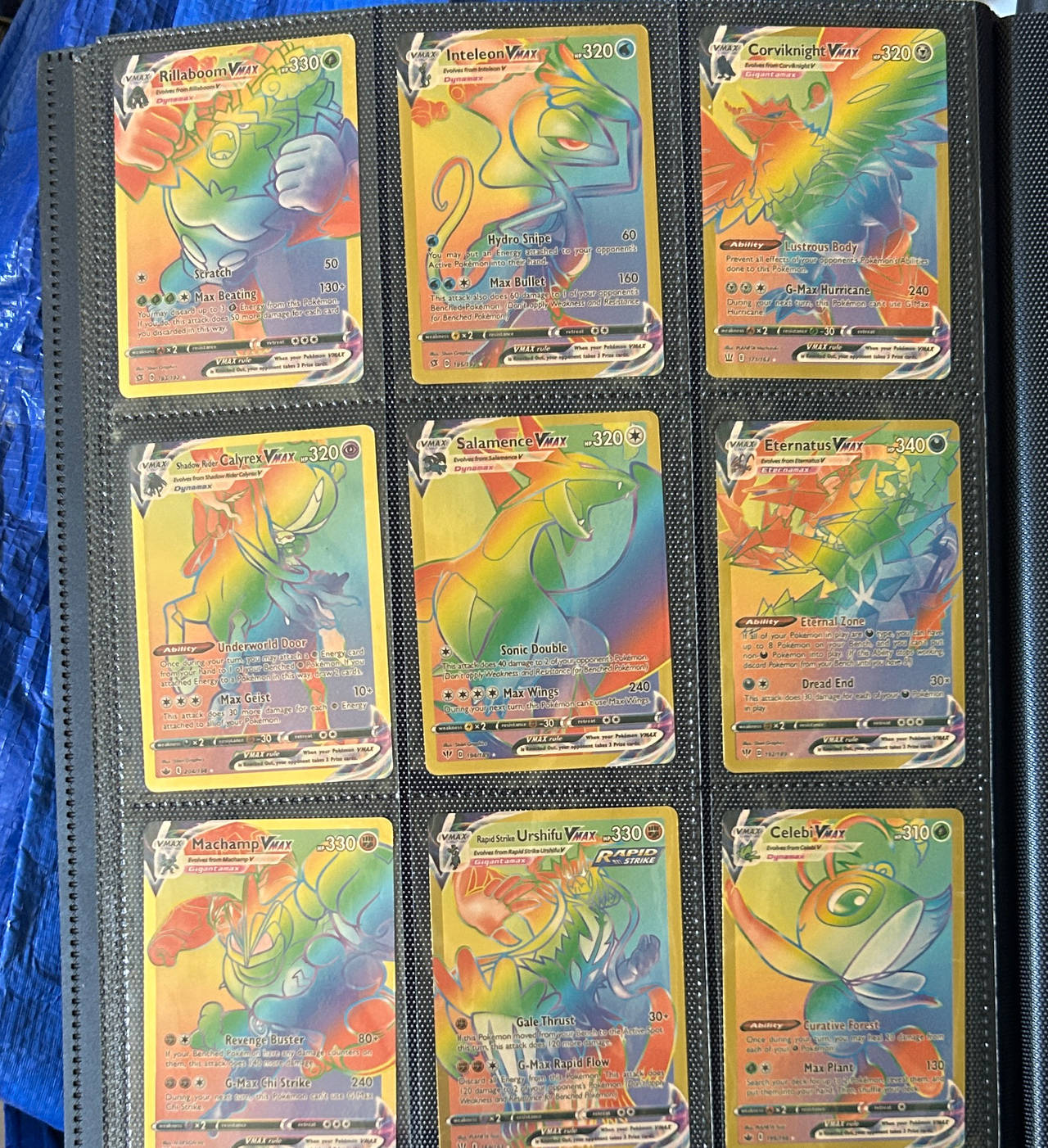 Pokémon TCG VMAX Rainbow Rare Card Lot