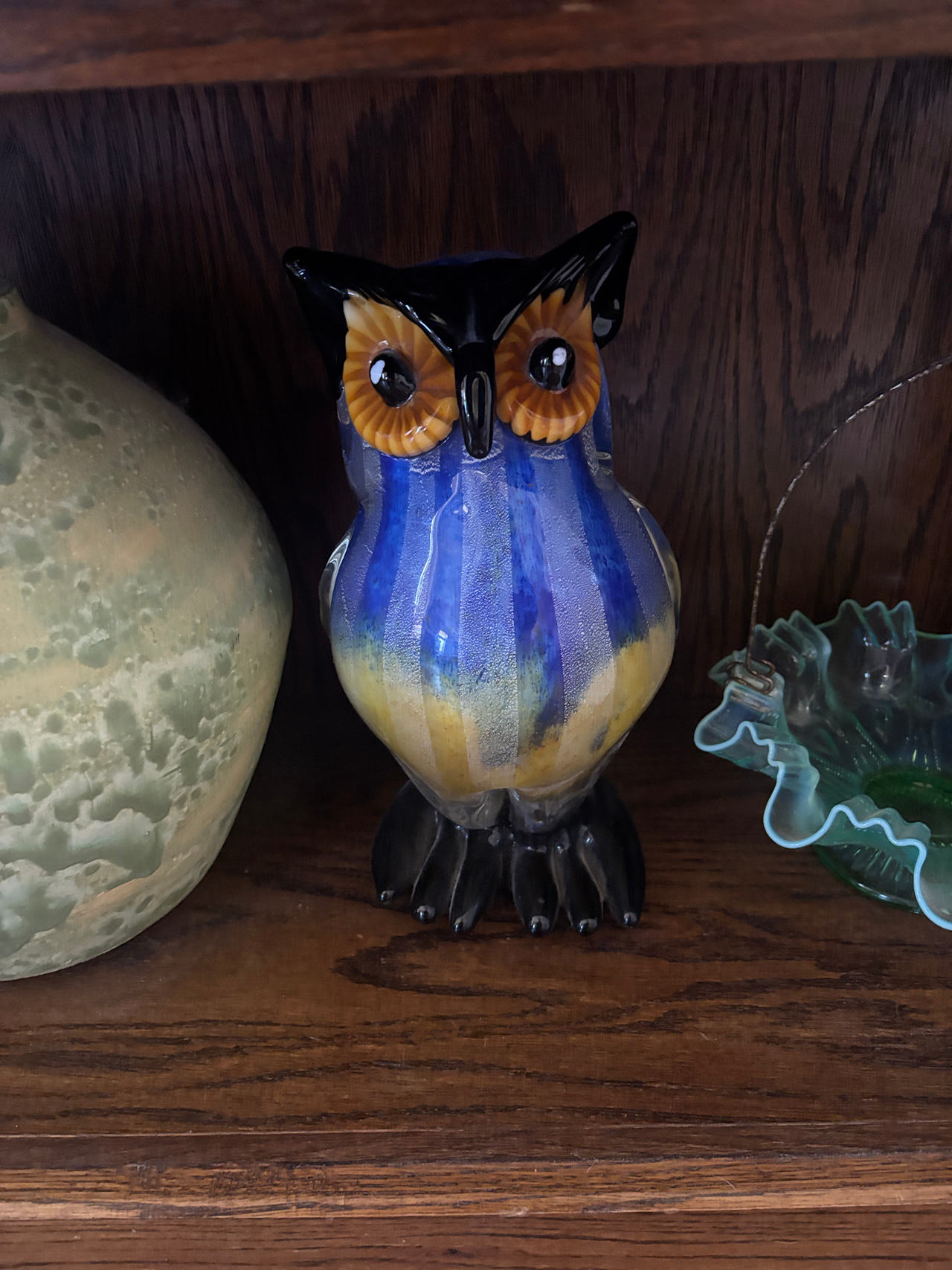 Murano Glass Owl Figurine