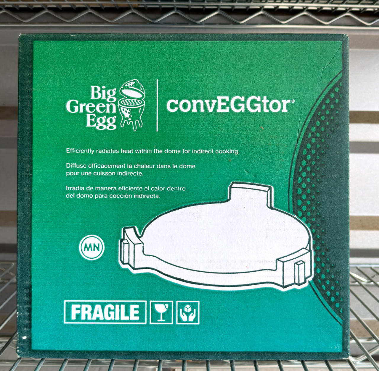 Big Green Egg convEGGtor for MiniMax EGG