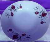 Vintage Rose Pattern Porcelain Bowl - Image 1