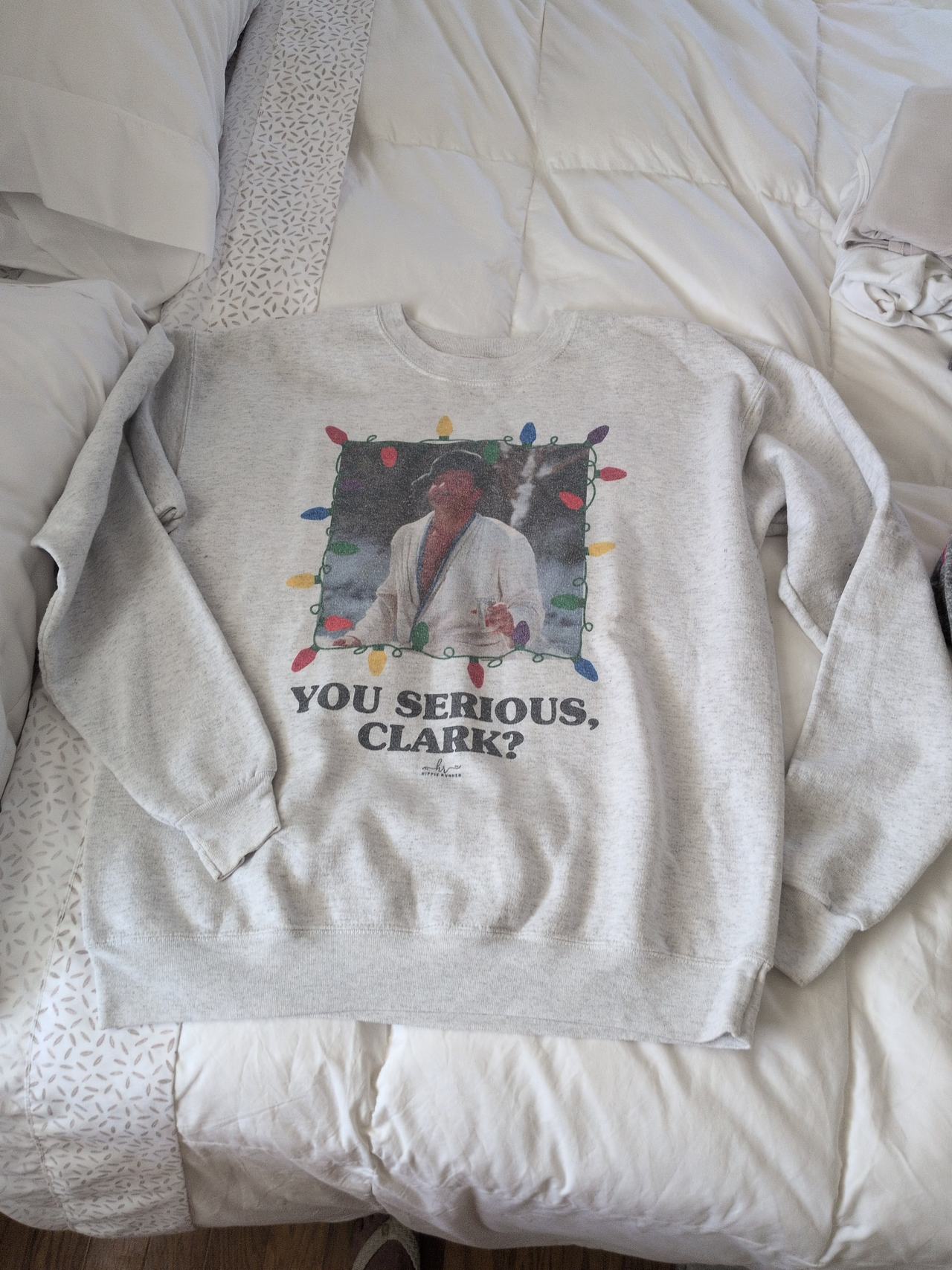 National Lampoon's Christmas Vacation "You Serious, Clark?" Sweatshirt Unisex M