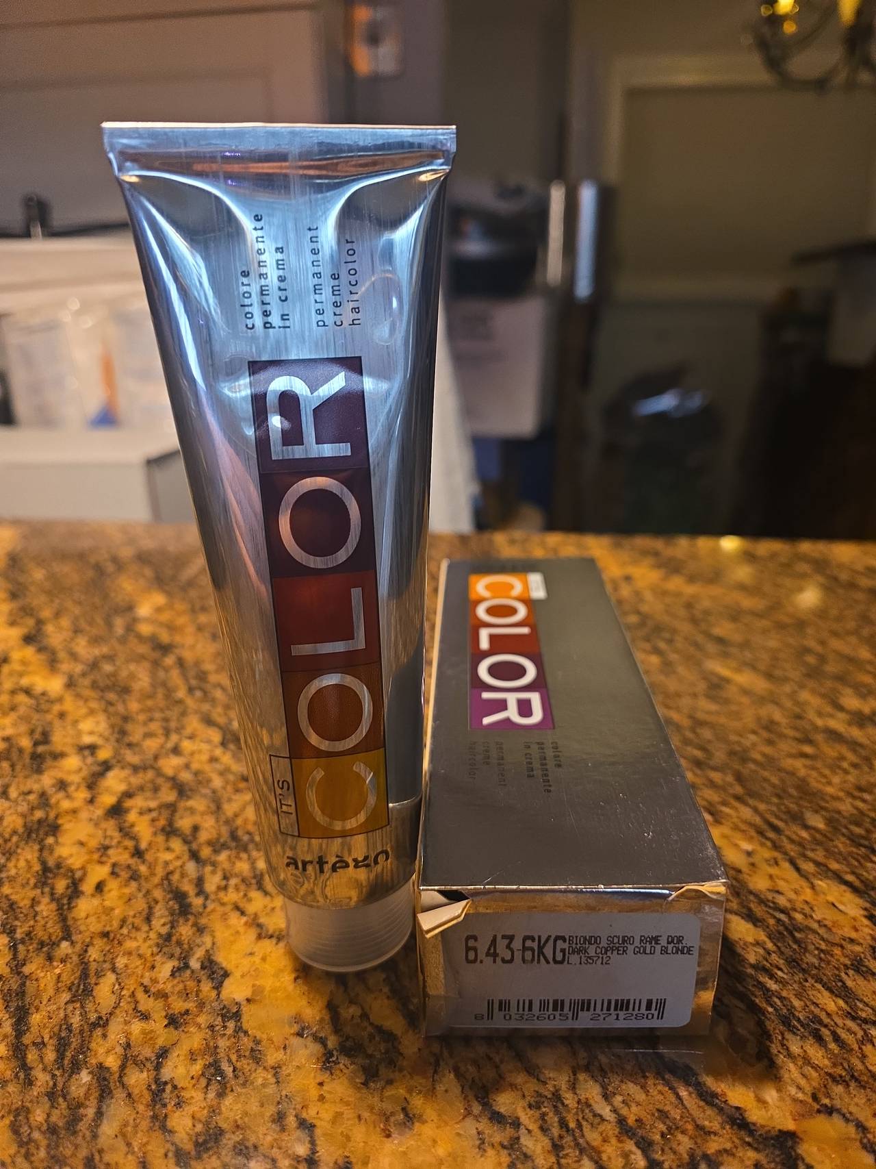 Artègo It's Color Permanent Hair Color 6.43 6KG Dark Copper Gold Blonde