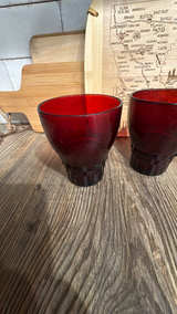 Anchor Hocking Ruby Red Windsor 4" Juice Glass - Image 2