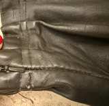 Nicole Farhi Black Leather Gathered Waist Skirt - Image 3