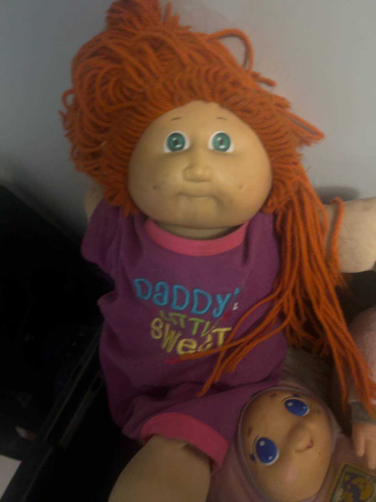 Cabbage Patch Kids 1st Edition Doll Red Hair Green Eyes