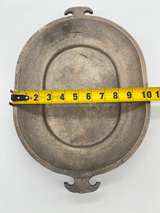 Vintage Guardian Service Hammered Aluminum Oval Serving Tray Platter 15” - Image 2