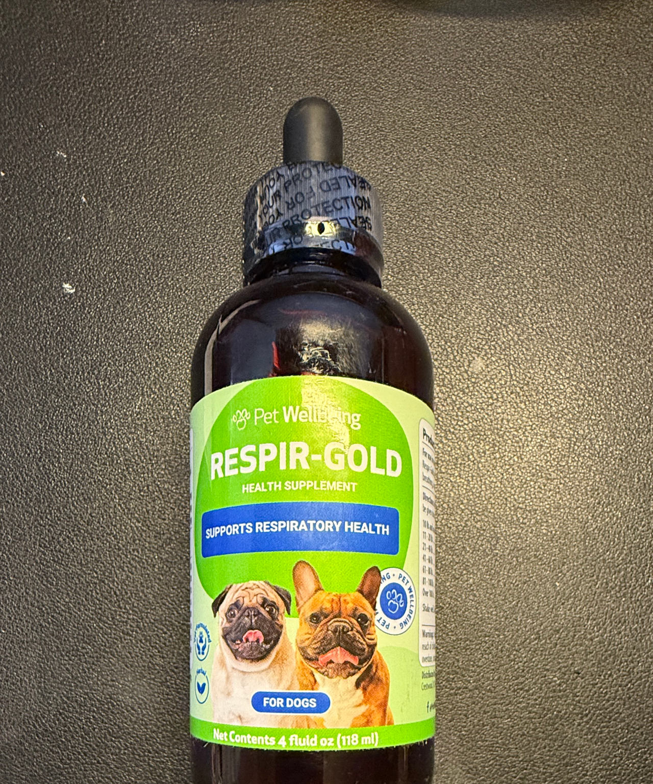 Pet Wellbeing Respir-Gold for Dogs 4oz