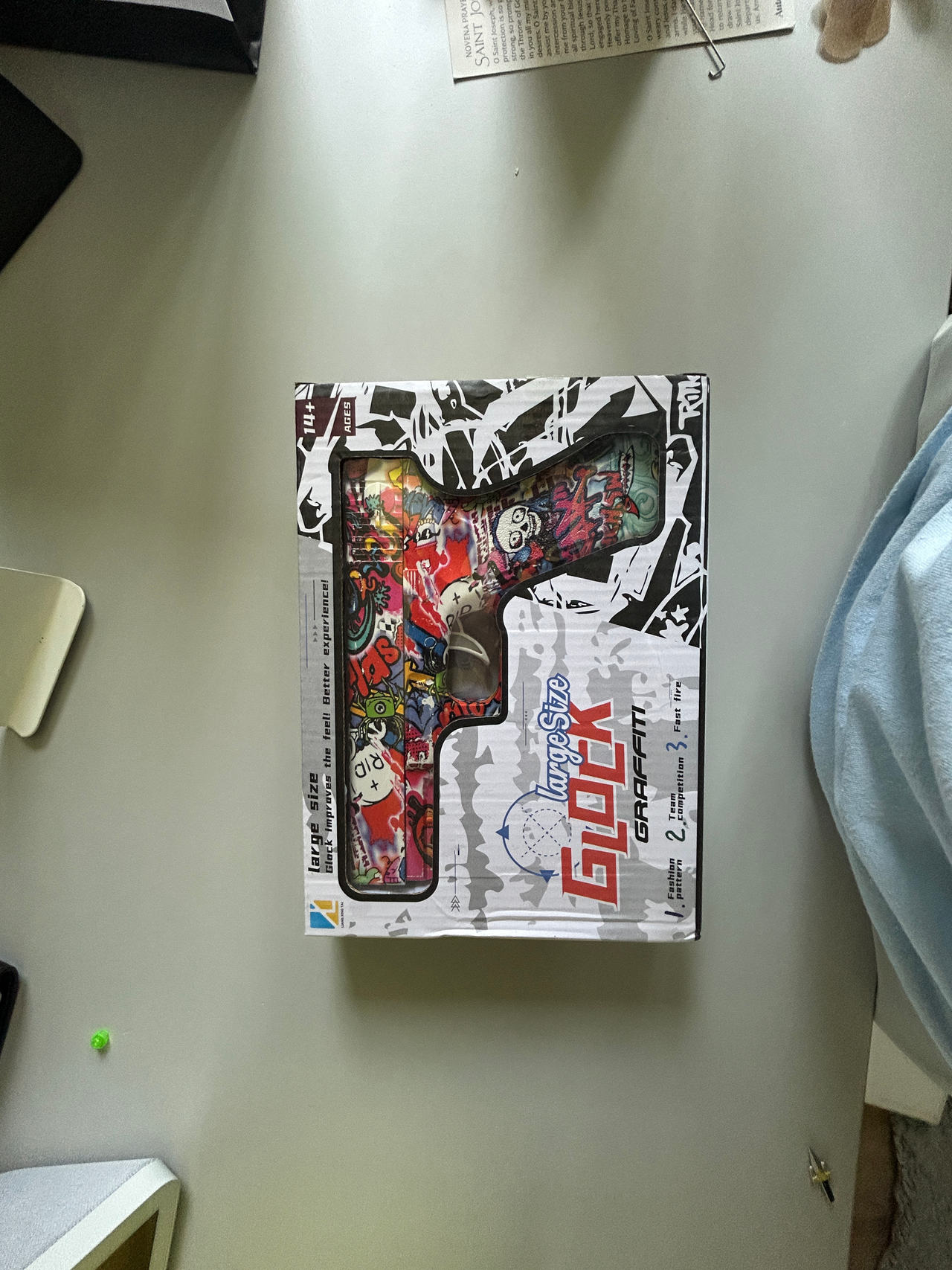Large Size Glock Graffiti Toy Gun