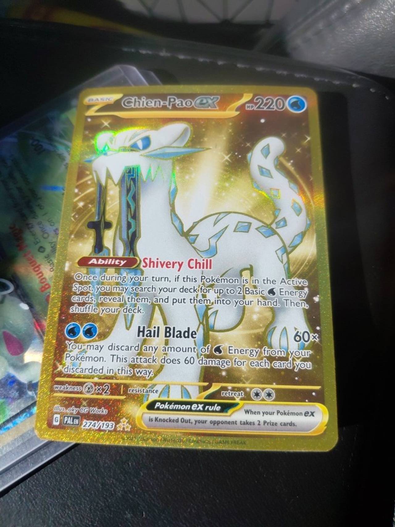Pokémon TCG: Paldea Evolved Chien-Pao ex 274/193