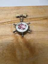 Croton Vintage Ship's Wheel Lapel Watch - Image 2