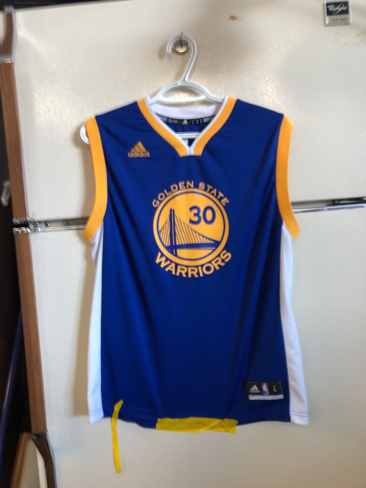Adidas Golden State Warriors Stephen Curry #30 Blue Jersey Youth Large