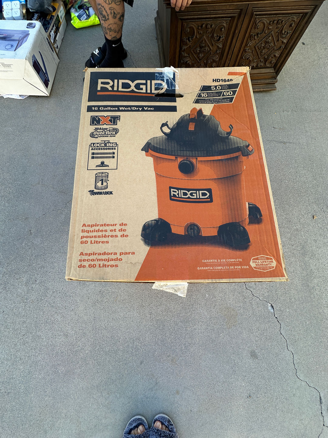 RIDGID 16 Gallon Wet/Dry Vac NEW