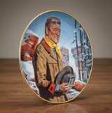 John Wayne "The Duke" Collector Plate by Robert Tanenbaum - Image 3