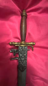 Antique Flintlock Dagger Pistol - Image 2