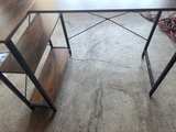 Small Writing Desk with Side Shelves - Image 5