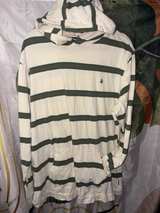 Volcom Striped Pullover Hoodie XXL - Image 3