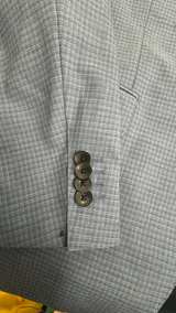Hugo Boss Light Blue Micro-Check Blazer - Image 4