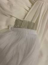 Embroidered Tulle Wedding Veil with Face Covering - Image 2