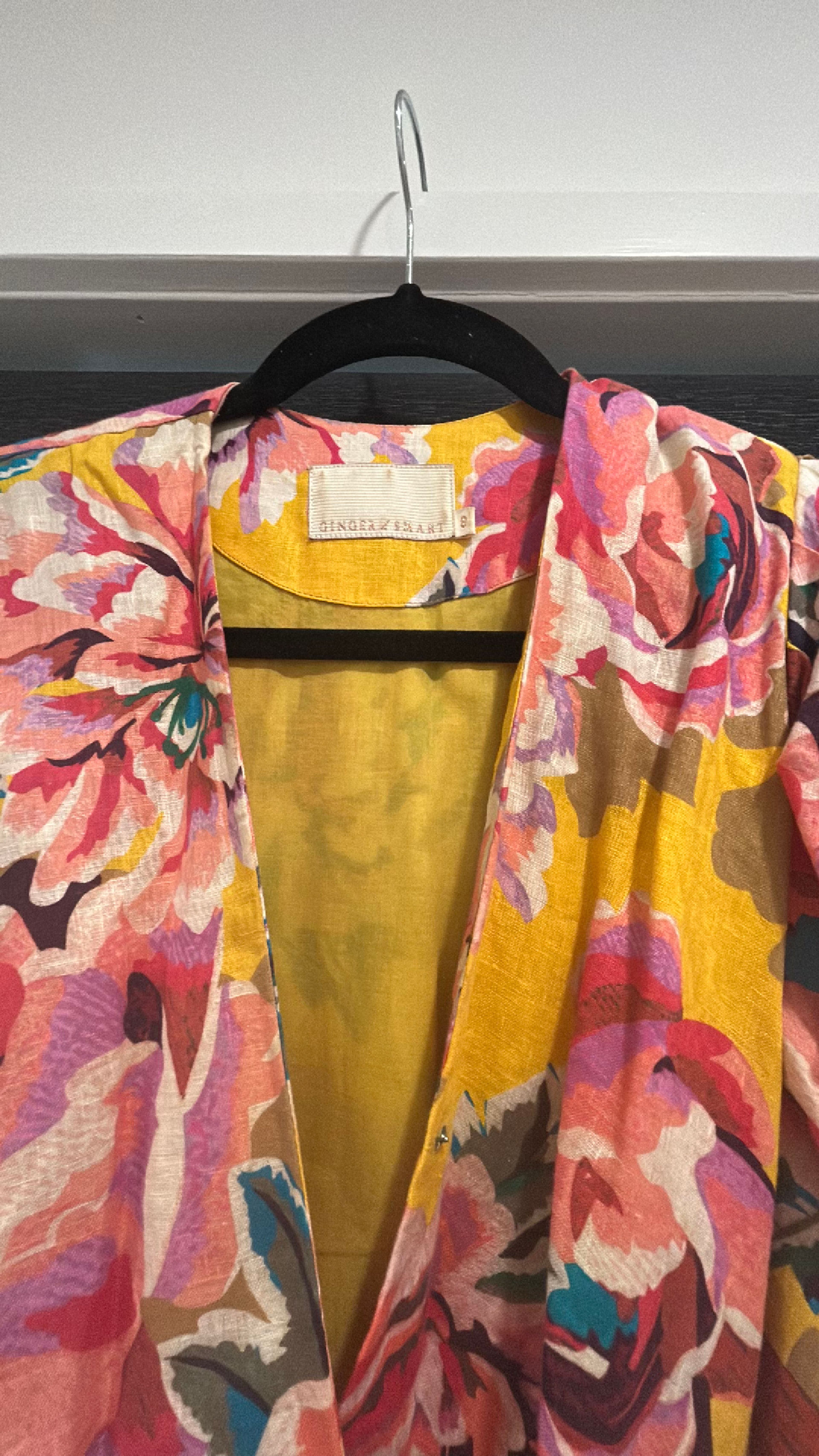 Floral Wrap Dress - Image 2