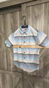 Wrangler Boys' Short Sleeve Striped Button-Down Shirt size 8 dress casual - Image 3