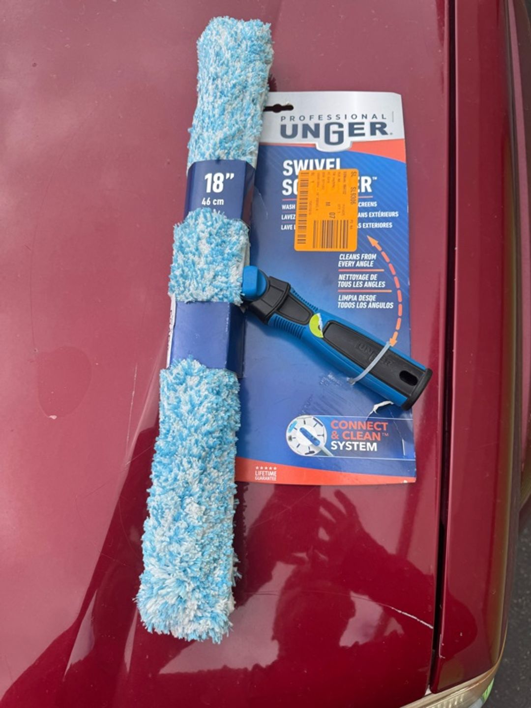 Unger 14-inch Microfiber Window Scrubber