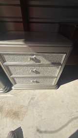 Silver Glitter Chest and Nightstand Set - Image 2