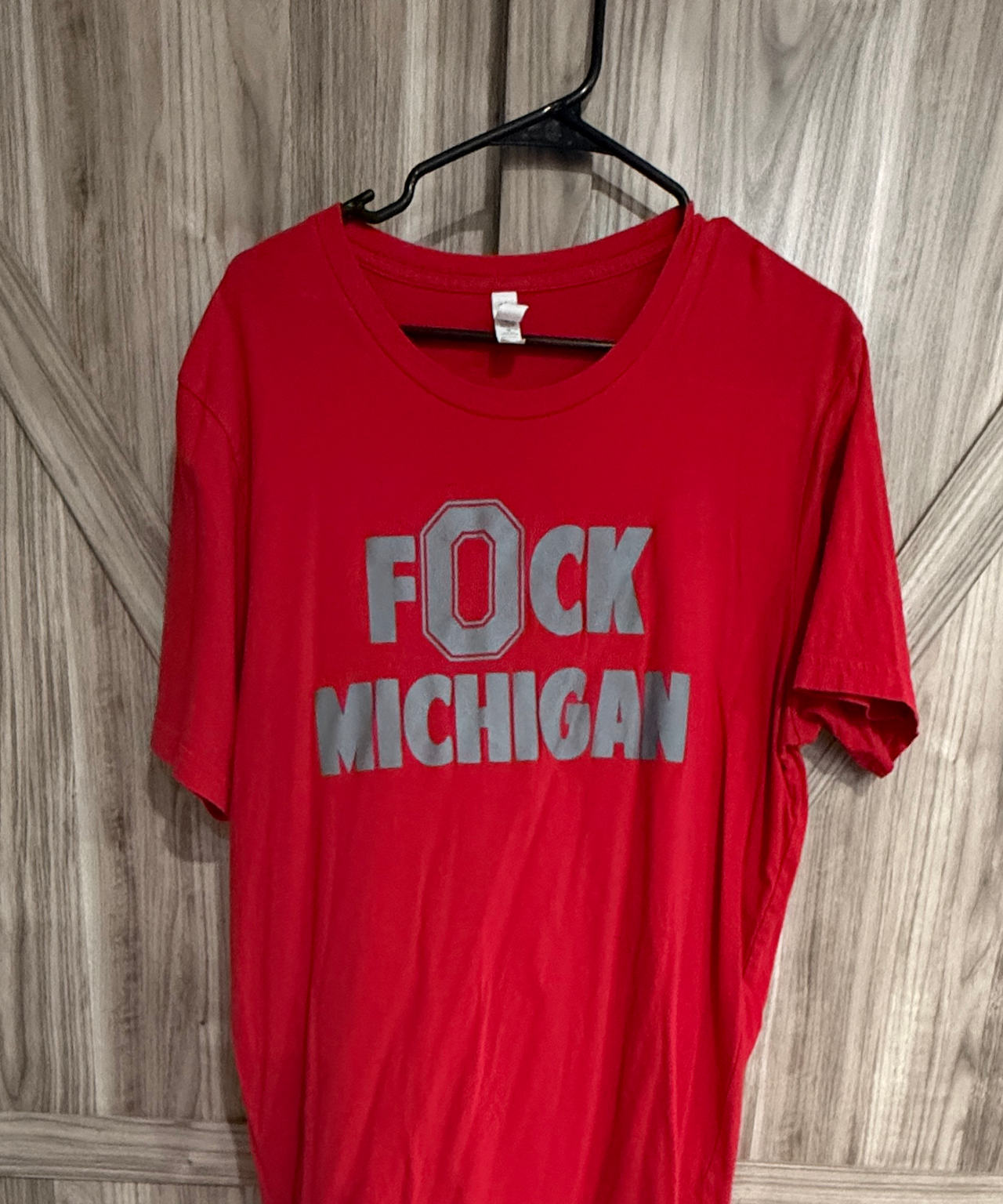 Ohio State Rivalry T-Shirt Size XL F * C K Michigan