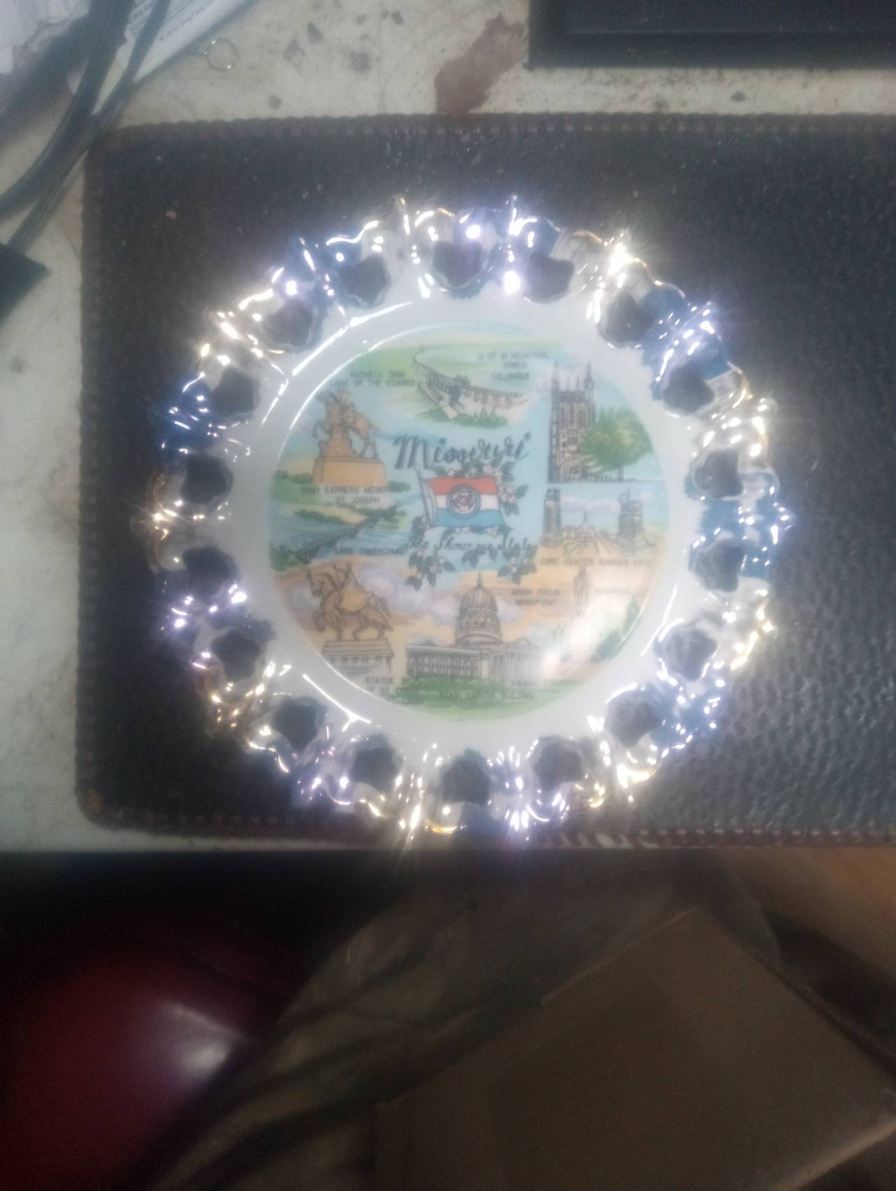 Vintage Missouri Souvenir Collector Plate