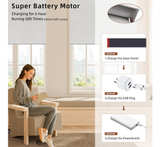 Motorized Roller Shade: Blackout, Rechargeable, Compatible with Alexa - Image 5