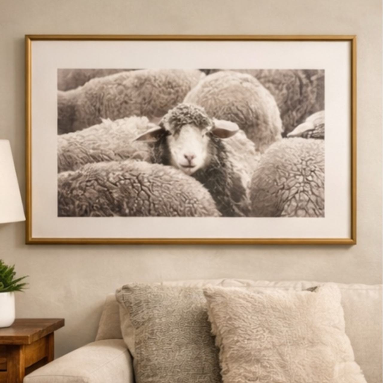 Sheep Framed Wall Art