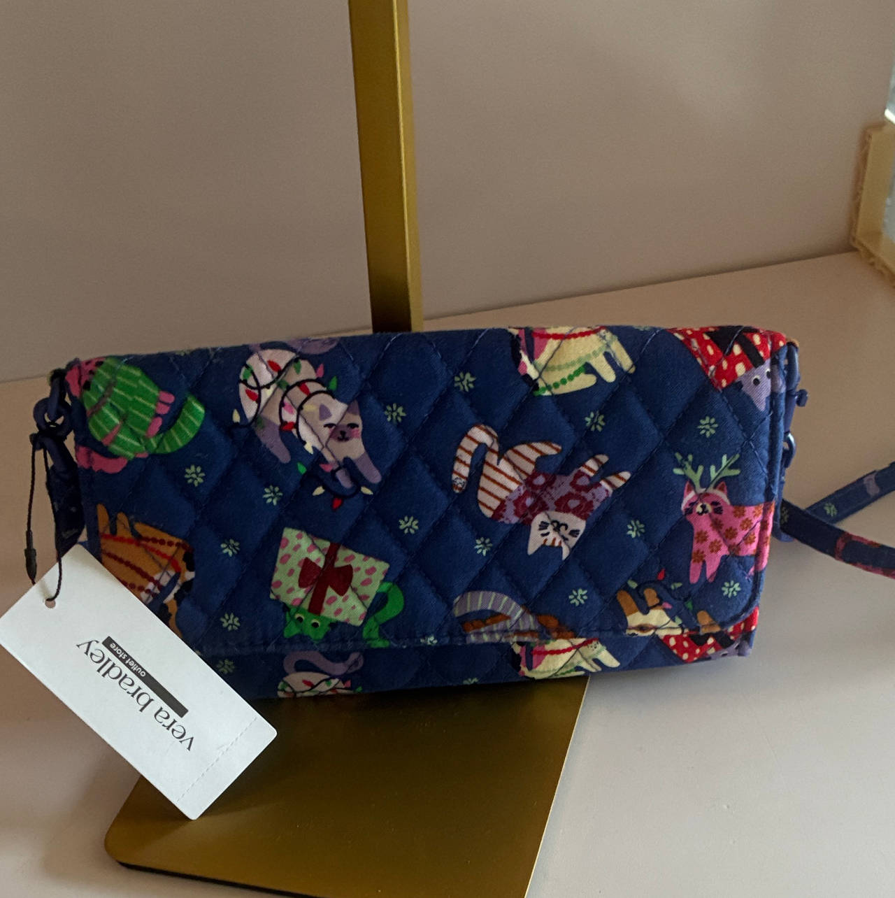Vera Bradley RFID All in One Crossbody Merry Mischief