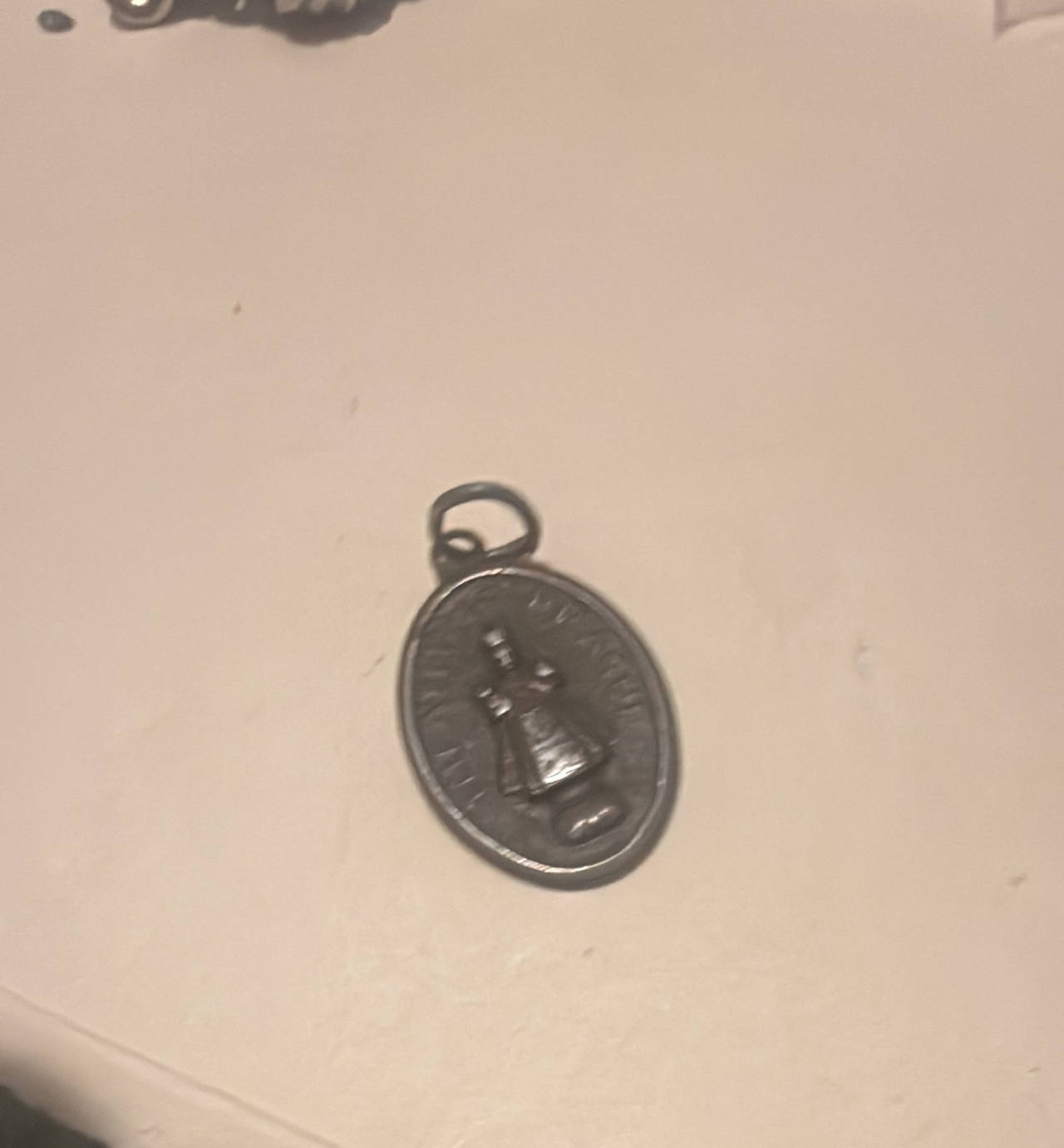 Infant of Prague Religious Medal Pendant