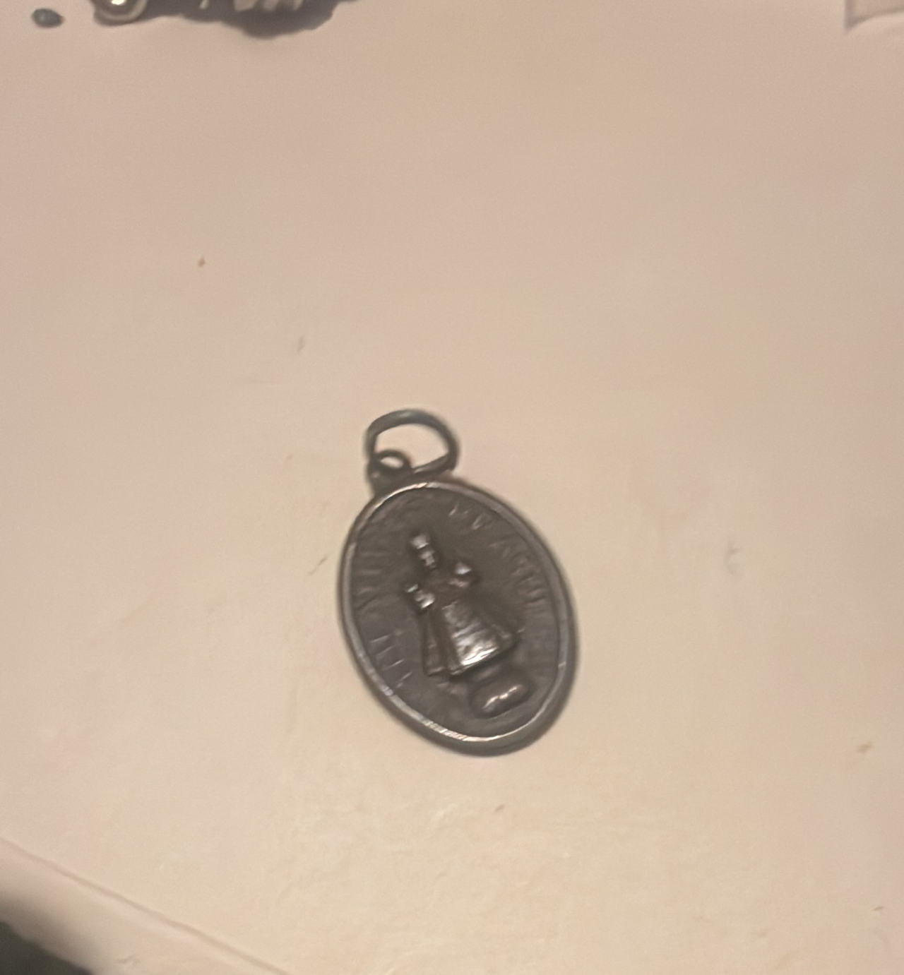 Infant of Prague Religious Medal Pendant