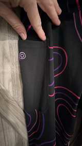 Pop Fit Heart Print Flare Leggings size Small - Image 4