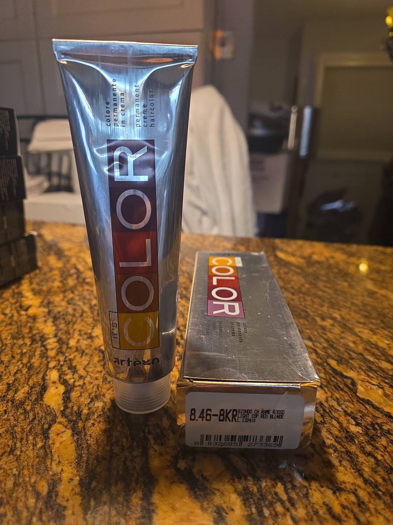 Artego It's Color Permanent Hair Color 8.46-8KR