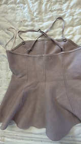 Anthropologie Lavender peplum top: M - Image 2