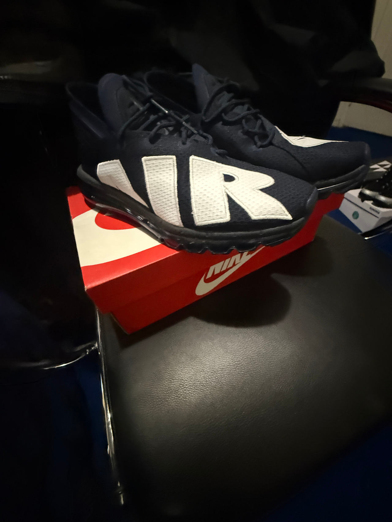 Nike Air Max Flair Navy White