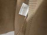 Vince Rib Placket Wool & Cashmere-Blend Cardigan Camel Tan - Image 2