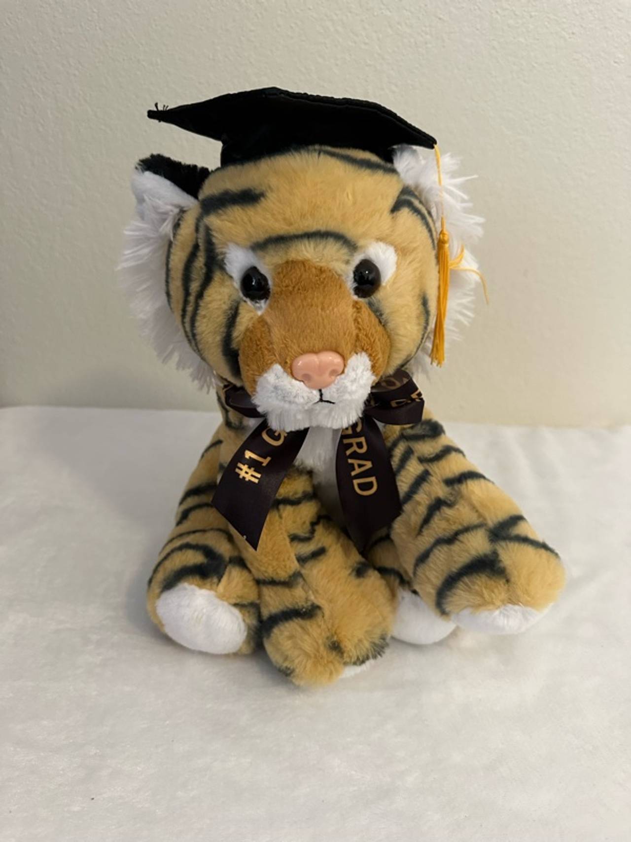 Russ Tiger Plush with Graduation Cap 12-inch