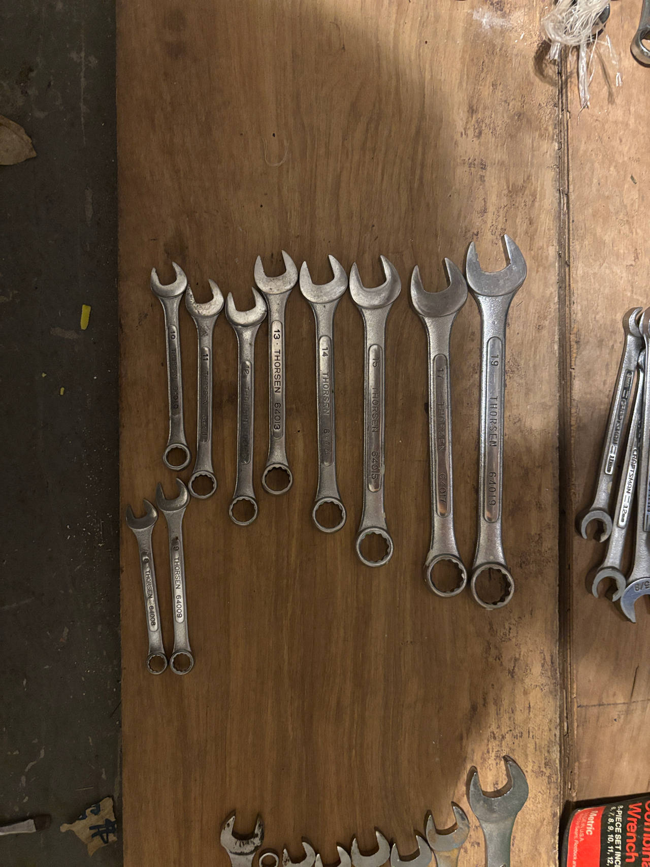 Thorsen Metric Combination Wrench Set