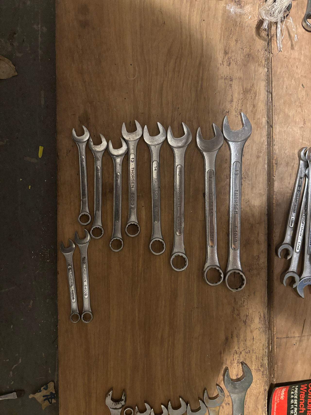 Thorsen Metric Combination Wrench Set