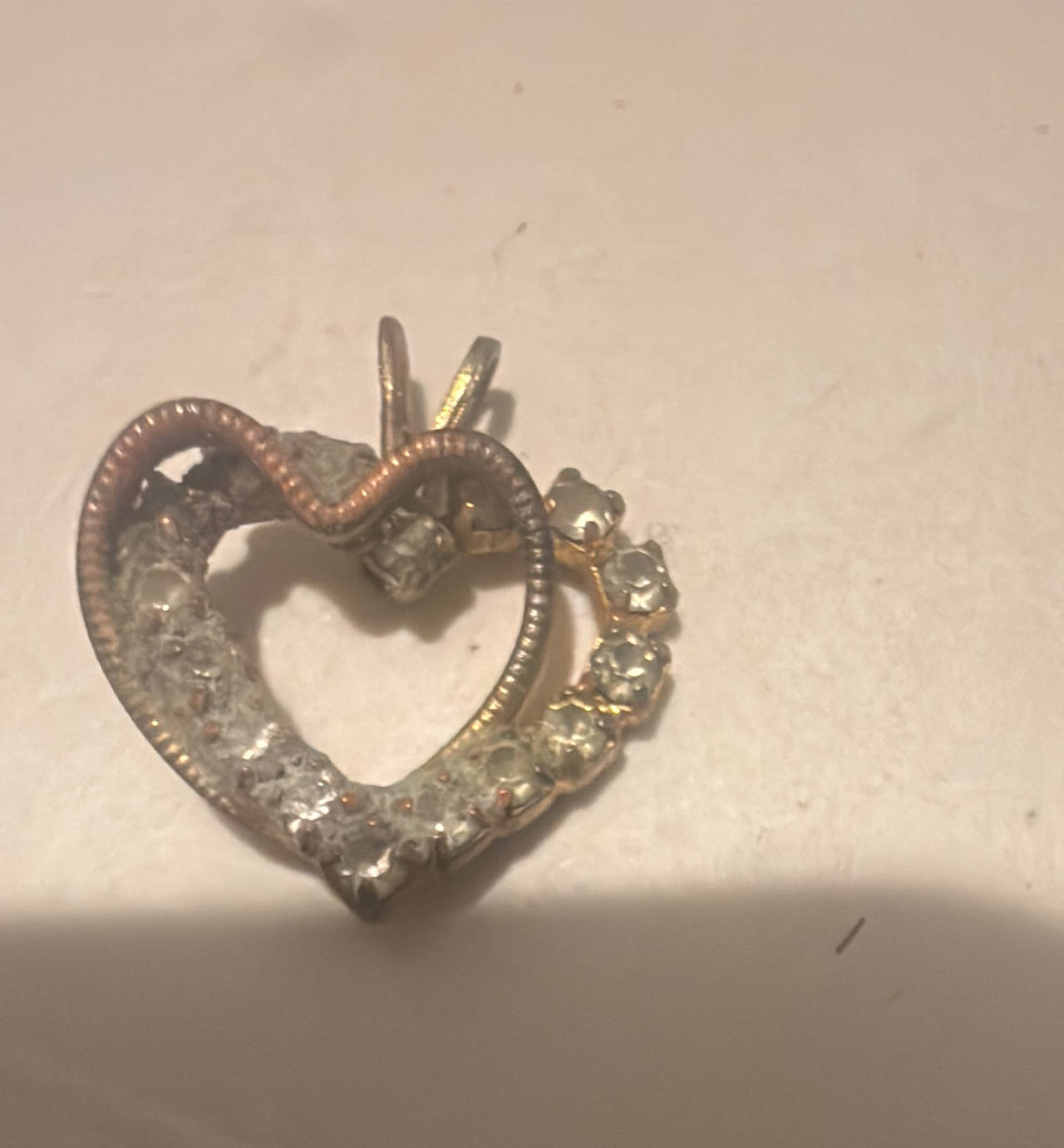 Vintage Style Heart Pendant