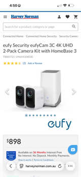 eufy Security eufyCam 3C 4K UHD 2-Pack Camera Kit with HomeBase 3 - Image 1